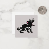 Cooler Tasmanischer Teufel - Marsupial - Wildnis - Mitteilungskarte (Vorderseite/Rückseite Beispiel)