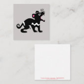 Cooler Tasmanischer Teufel - Marsupial - Wildnis - Mitteilungskarte (Vorne/Hinten)