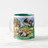 Cooler Tassen Löwe und das Lamm (Vorderseite Links)