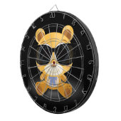 Cooler Teddy Bär Dartscheibe (Vorderseite rechts)