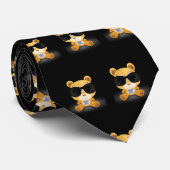 Cooler Teddy Bär Krawatte (Gerollt)