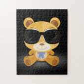 Cooler Teddy Bär Puzzle (Vertikal)