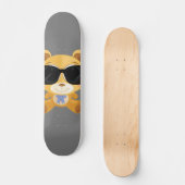 Cooler Teddy Bär  Skateboard (Vorderseite)