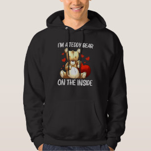Cooler Teddybär für Männer Frauen gepolstertes Spi Hoodie