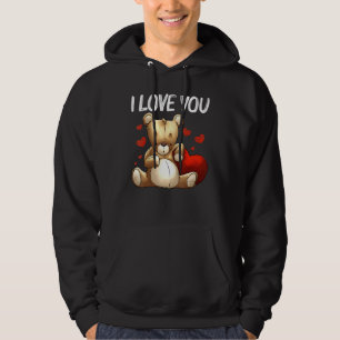 Cooler Teddybär für Männer Frauen gepolstertes Spi Hoodie