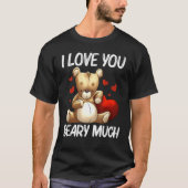Cooler Teddybär für Männer Frauen gepolstertes Spi T-Shirt (Vorderseite)