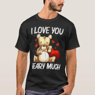 Cooler Teddybär für Männer Frauen gepolstertes Spi T-Shirt