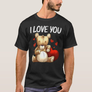 Cooler Teddybär für Männer Frauen gepolstertes Spi T-Shirt