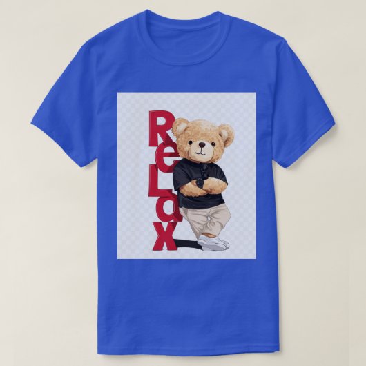 Cooler Teddybär für Männer T-Shirt (Design vorne)