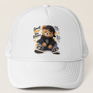 Cooler Teddybärhut Kleiner Bär große Träume Truckerkappe