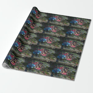 Cooler TeddyBoy-Typ Geschenkpapier