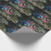 Cooler TeddyBoy-Typ Geschenkpapier (Ecke)