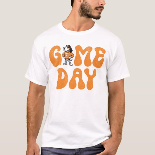 Cooler Tennessee Game Day Hund liebt Männer Frauen T-Shirt (Vorderseite)