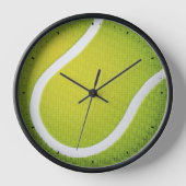 Cooler Tennistyptext Uhr (Vorderseite)