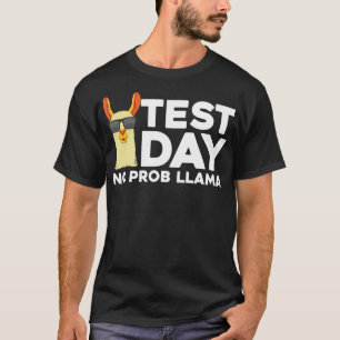 Cooler Testtag für Männer - Lama-Lehrerprüfung T-Shirt