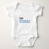 Cooler Text Baby Strampler (Vorderseite)