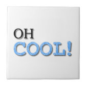 Cooler Text Fliese (Vorderseite)