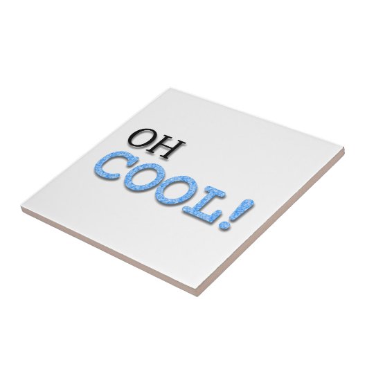 Cooler Text Fliese (Seite)