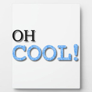Cooler Text Fotoplatte