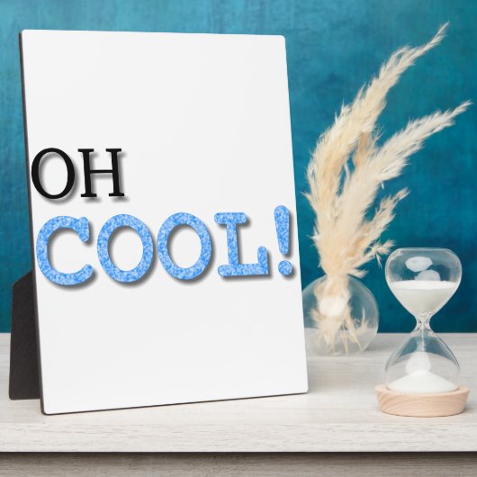 Cooler Text Fotoplatte (Seite)