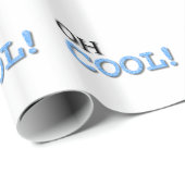 Cooler Text Geschenkpapier (Rolleneckpunkt)