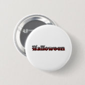 Cooler Text - Halloween Button (Vorne & Hinten)