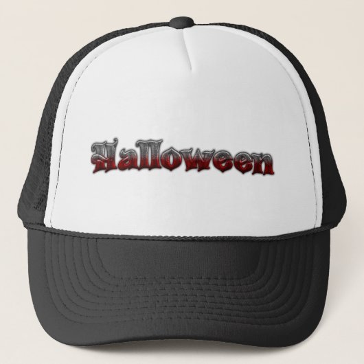 Cooler Text - Halloween Truckerkappe (Vorderseite)