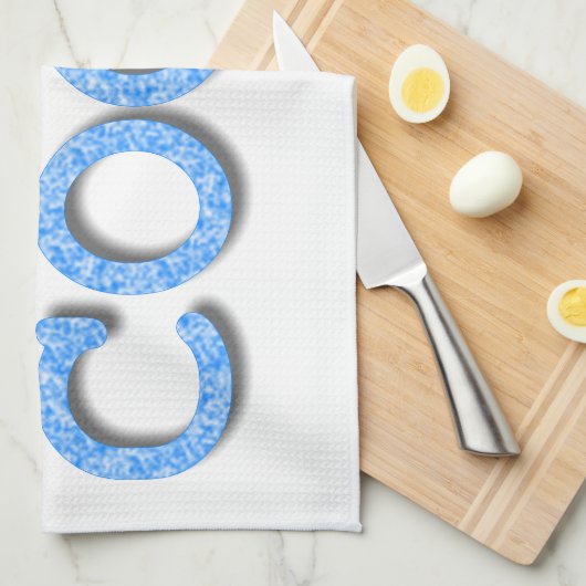 Cooler Text Handtuch (Viertel Falte)