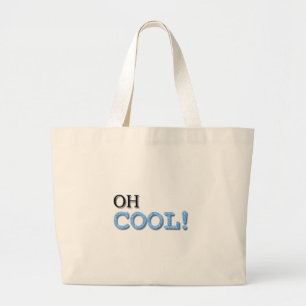 Cooler Text Jumbo Stoffbeutel