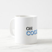 Cooler Text Kaffeetasse (Vorderseite Links)