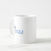 Cooler Text Kaffeetasse (Vorderseite Links)