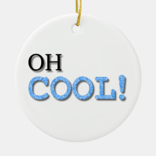 Cooler Text Keramikornament