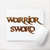 Cooler Text - Kriegerschwert Mousepad (Mit Mouse)