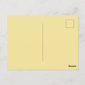 Cooler Text-Popcorn-Film Postkarte (Rückseite)