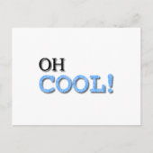 Cooler Text Postkarte (Vorderseite)