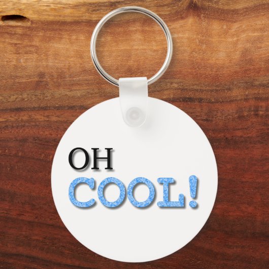 Cooler Text Schlüsselanhänger (Vorderseite)