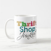 Cooler Textdiebstahl-Shop Junkie Kaffeetasse (Links)