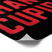 Cooler Than Cud Cute Valentine's Day Kids Boys Gir Poster (Ecke)