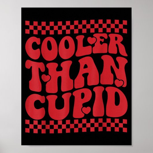 Cooler Than Cud Cute Valentine's Day Kids Boys Gir Poster (Vorne)