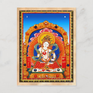Cooler Thangka Dragon King Bodhisattva Postkarte