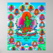 Cooler Thangka-Thangka-Tätowierung Poster (Vorne)