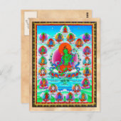 Cooler Thangka-Thangka-Tätowierung Postkarte (Vorne/Hinten)