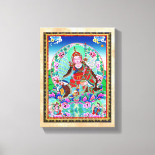 Cooler Tibetanthangka Padmasambhava Leinwanddruck