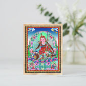 Cooler Tibetanthangka Padmasambhava Postkarte (Stehend Vorderseite)