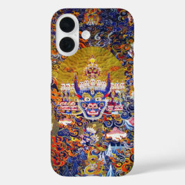 Cooler tibetischer Thangka-Gott tattoo lebendig iPhone 16 Hülle