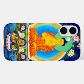 Cooler tibetischer Thangka Prabhutaratna Buddha Case-Mate iPhone Hülle (Rückseite (Horizontal))