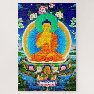 Cooler Tibetthangka Prabhutaratna Buddha Puzzle