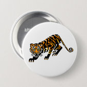 Cooler TIGER - Gefährdete Tiere - Wildtiere - Natu Button (Vorne & Hinten)
