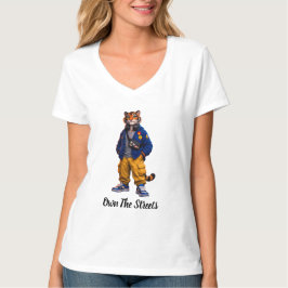 Cooler Tiger in Streetwear-Kunst - Urbaner Stil Ti T-Shirt