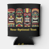 Cooler Tiki Totems benutzerdefinierter Text kann c Dosenkühler (Vorderseite)